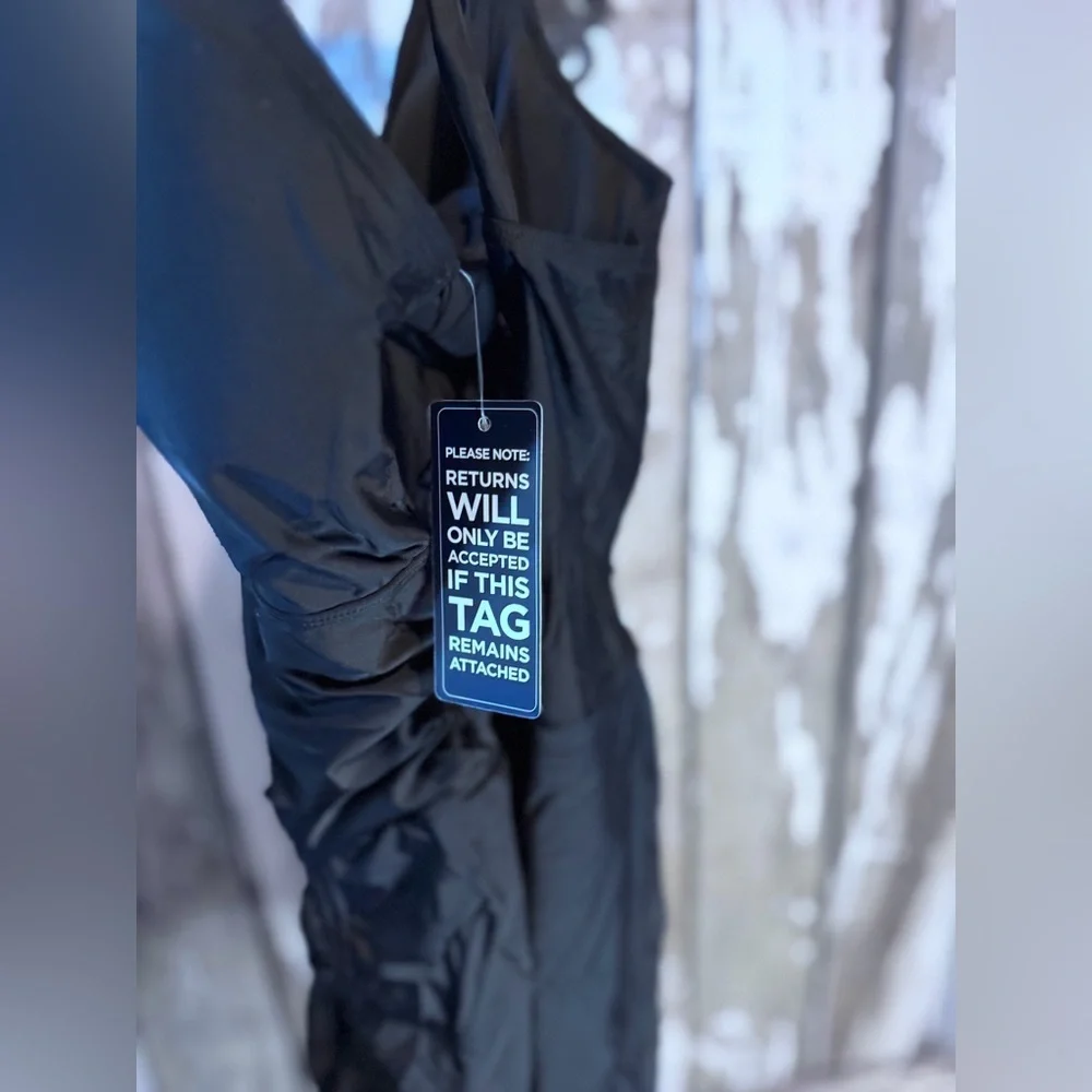 Elegant Black Women's Swim Dress Size XL NWT - Picture 6 of 9